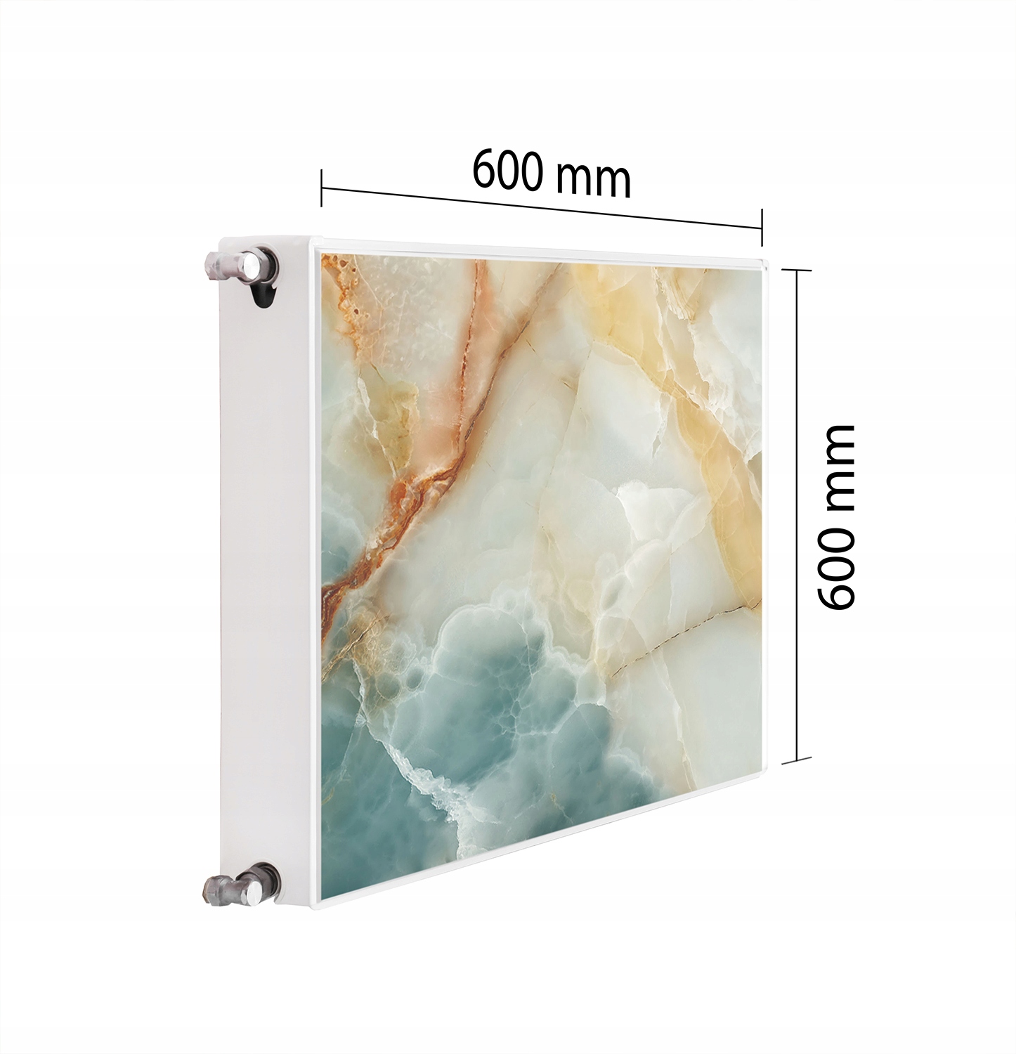 MAGNETYCZNA OSŁONA NA KALORYFER 60x60 MARMUR MATA MAGNES