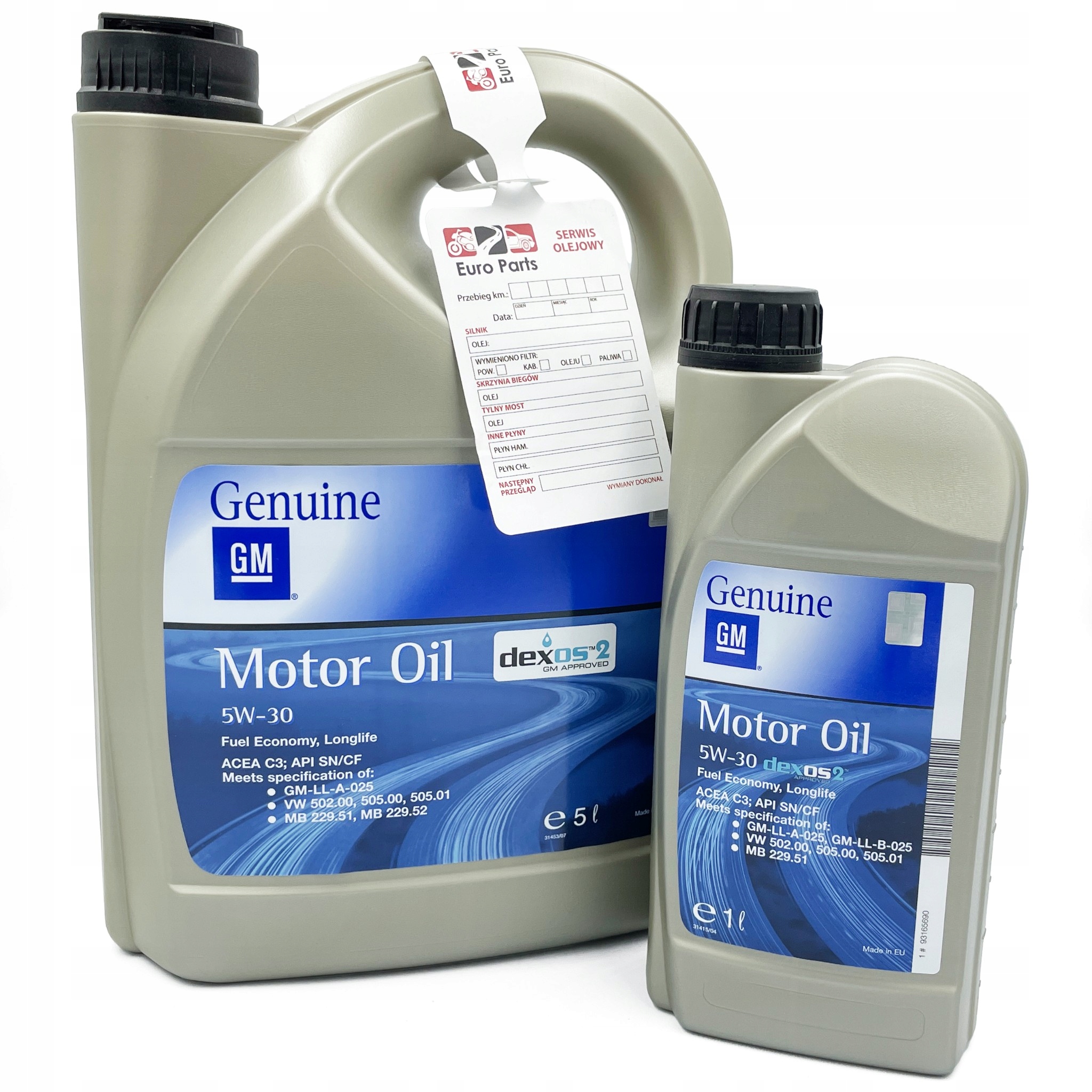 General Motors engine oil GM dexos 2 5W-30 synthetic 1 L 93165690