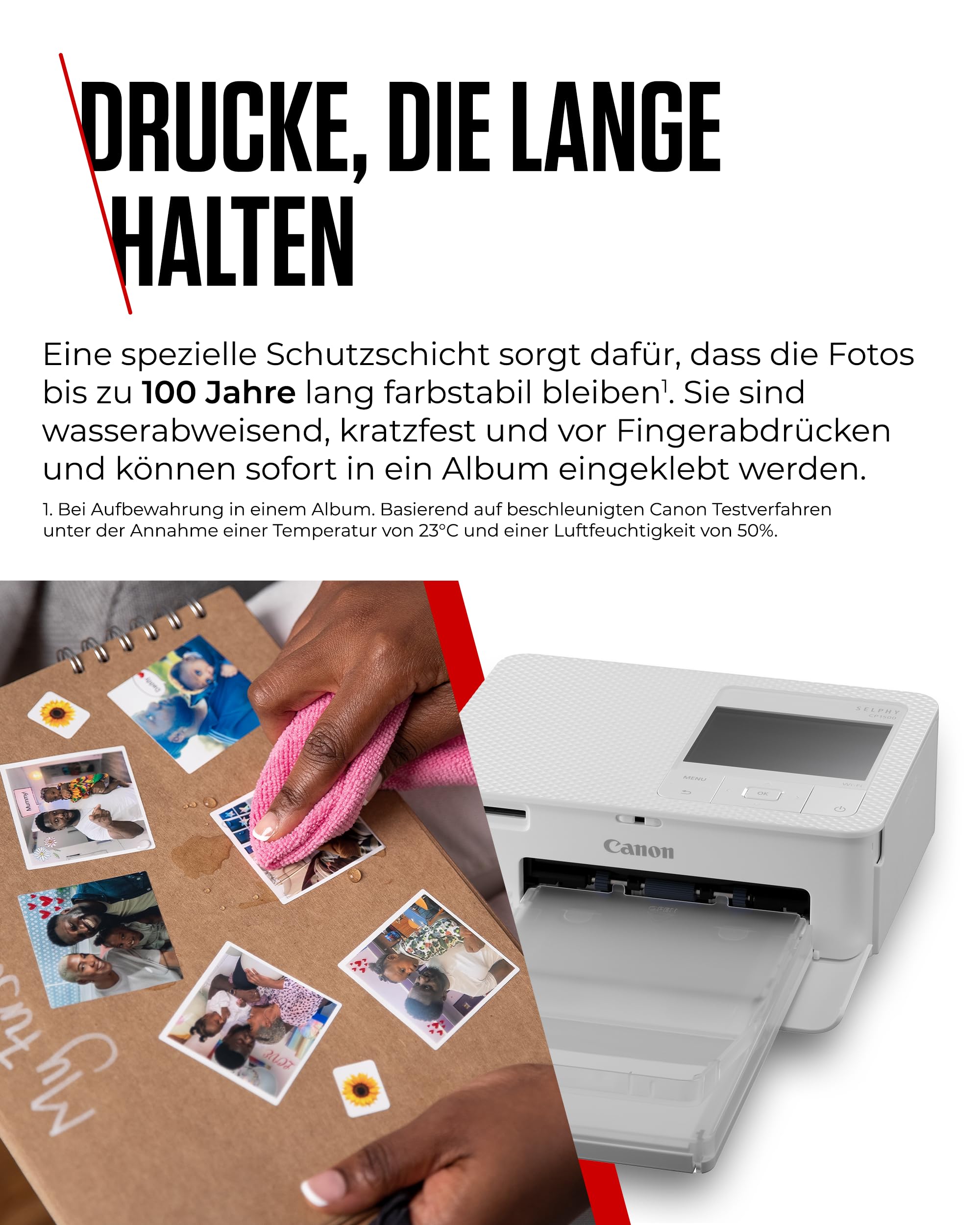 CANON SELPHY CP1500 Wireless Mobile Printer 10x15cm — miniatura 4