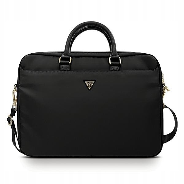 Guess Taška na notebook 16 palcov GUCB15NTMLBK s logom čierna