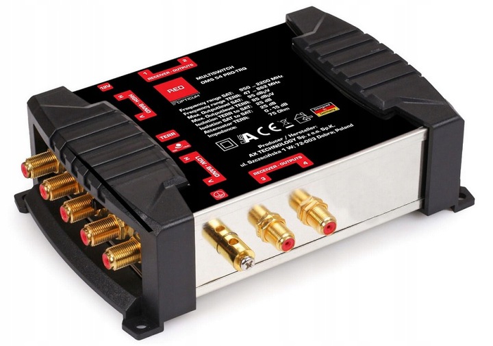 MultiSwitch 5x4 OMS 5/4 DVBT2 na 4 OPTICUM 15db Marka Opticum