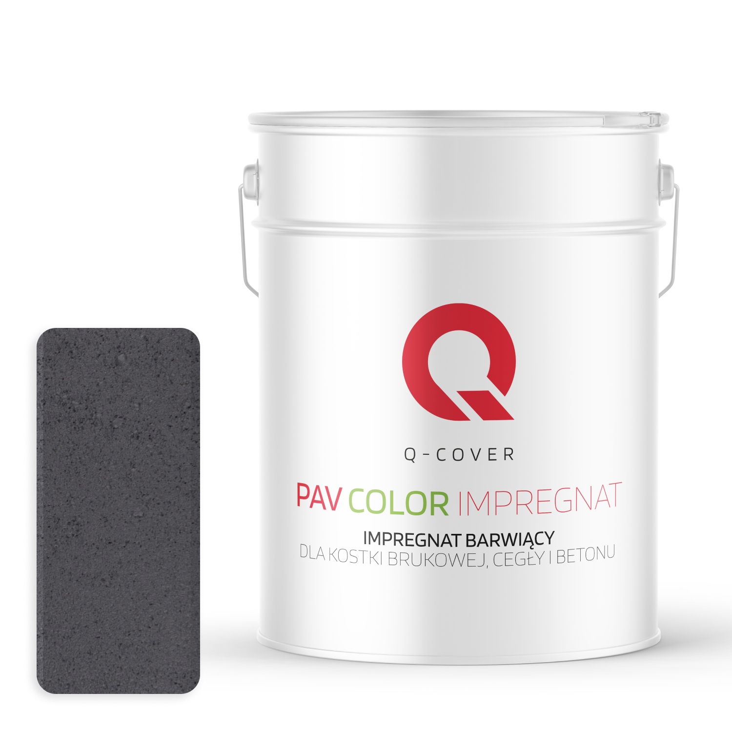 Barvící Impregnát Pro Dlažební Kostky Betonu, Šedá Grafitová Barva 7024 10L