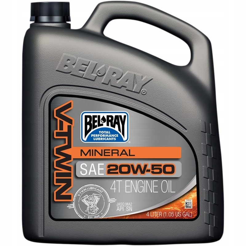 

Bel-ray V-twin mineral 20W-50 4L
