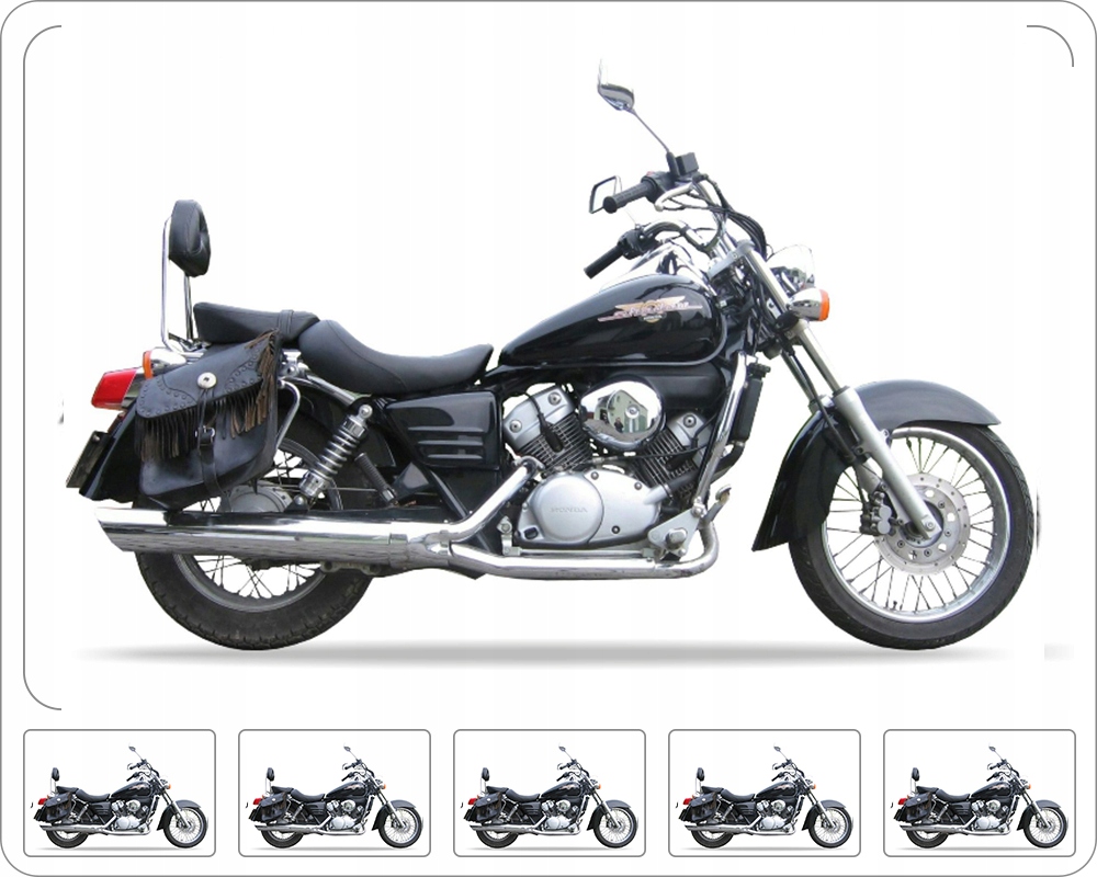 Samolepky Juula Na Motocykl Pro Honda Shadow Vt 125 CX 1999 Černé NH359