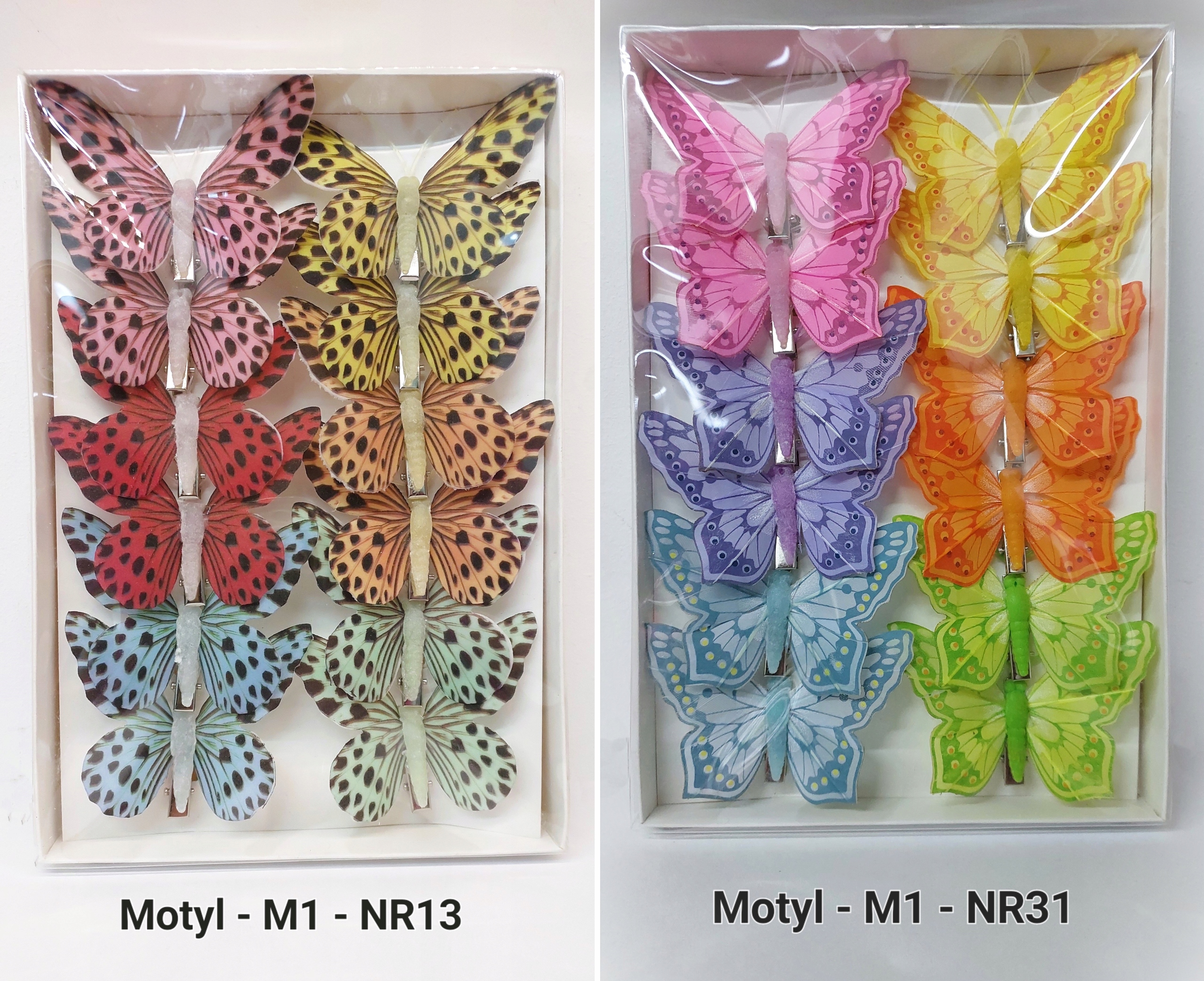 MOTYL motyle SZTUCZNE OZDOBY na FIRANKI 16 wzorów! Marka Caterpillar