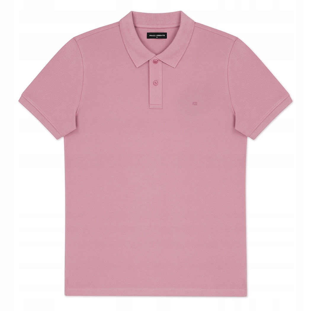 Růžová pánská polokošile 100% Bavlna Pako Lorente vel