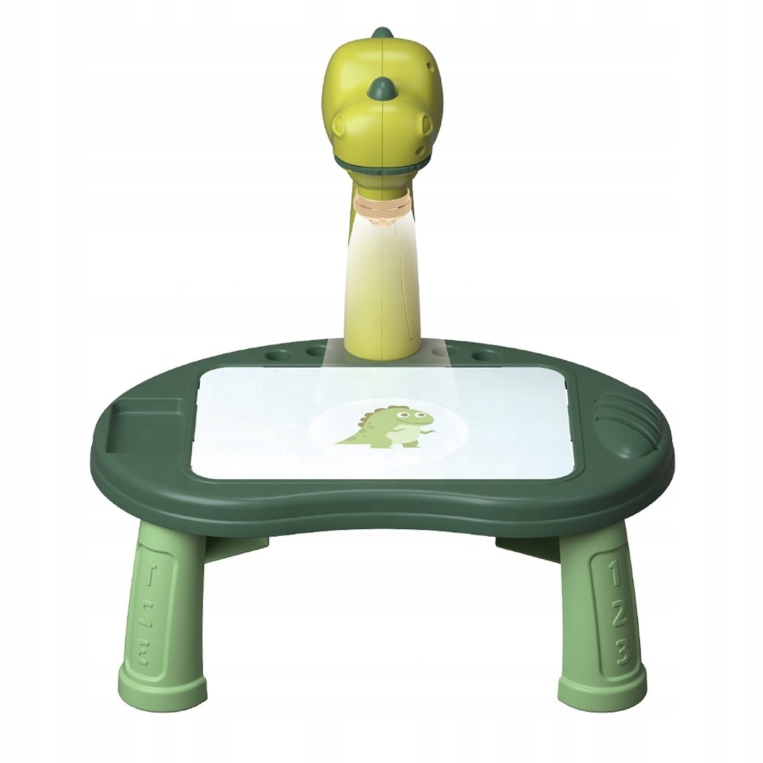 Projektor do rysowania dinozaur T-rex gra chińczyk 43Z Kolor zielony