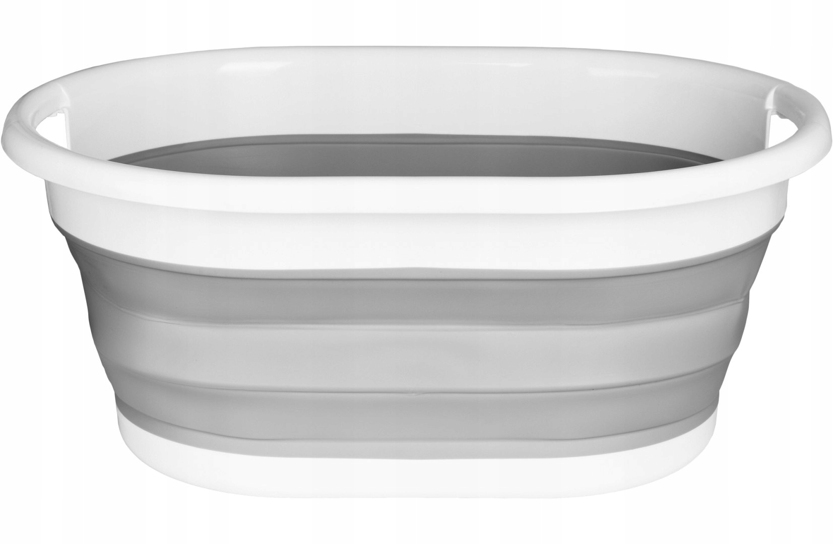 MISKA SILIKONOWA NA PRANIE SKŁADANA BIAŁOSZARA 25L Kod producenta 5902340329399