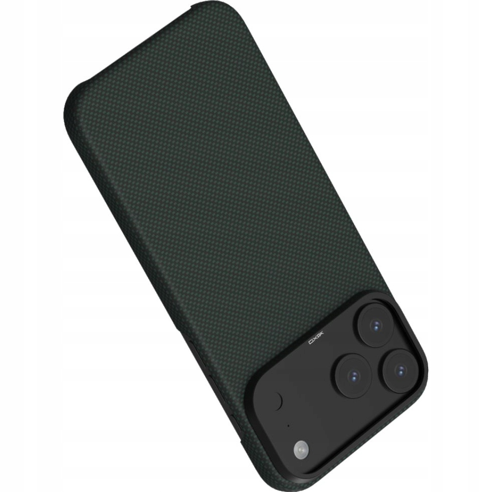 Pouzdro pro iPhone 17 Pro Max, Yaxo Aramid Fiber pro MagSafe kevlar, štíhlé pouzdro