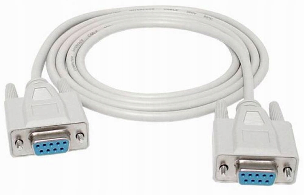 

Kabel szeregowy DB9 RS232 Com F-f 1.8m 2x gniazdo