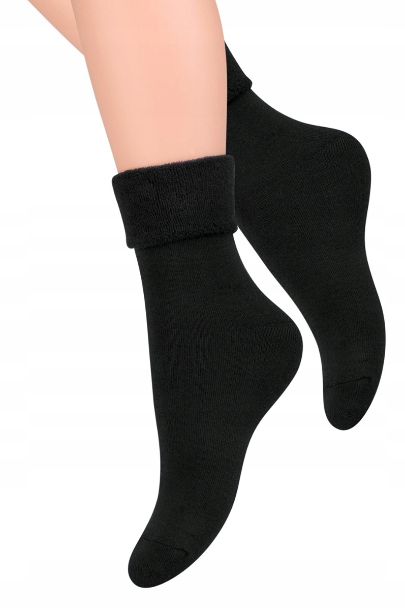 

Steven 110 skarpety Frotte damskie Czarne 38-40
