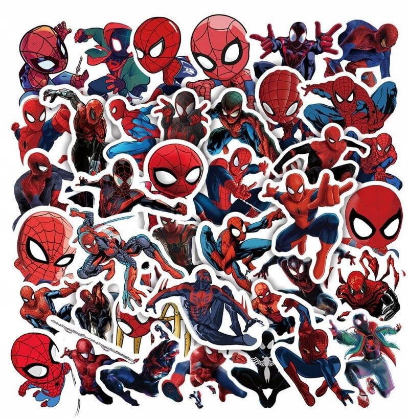 

Naklejki Spiderman Spidey wodoodporne 50szt Marvel