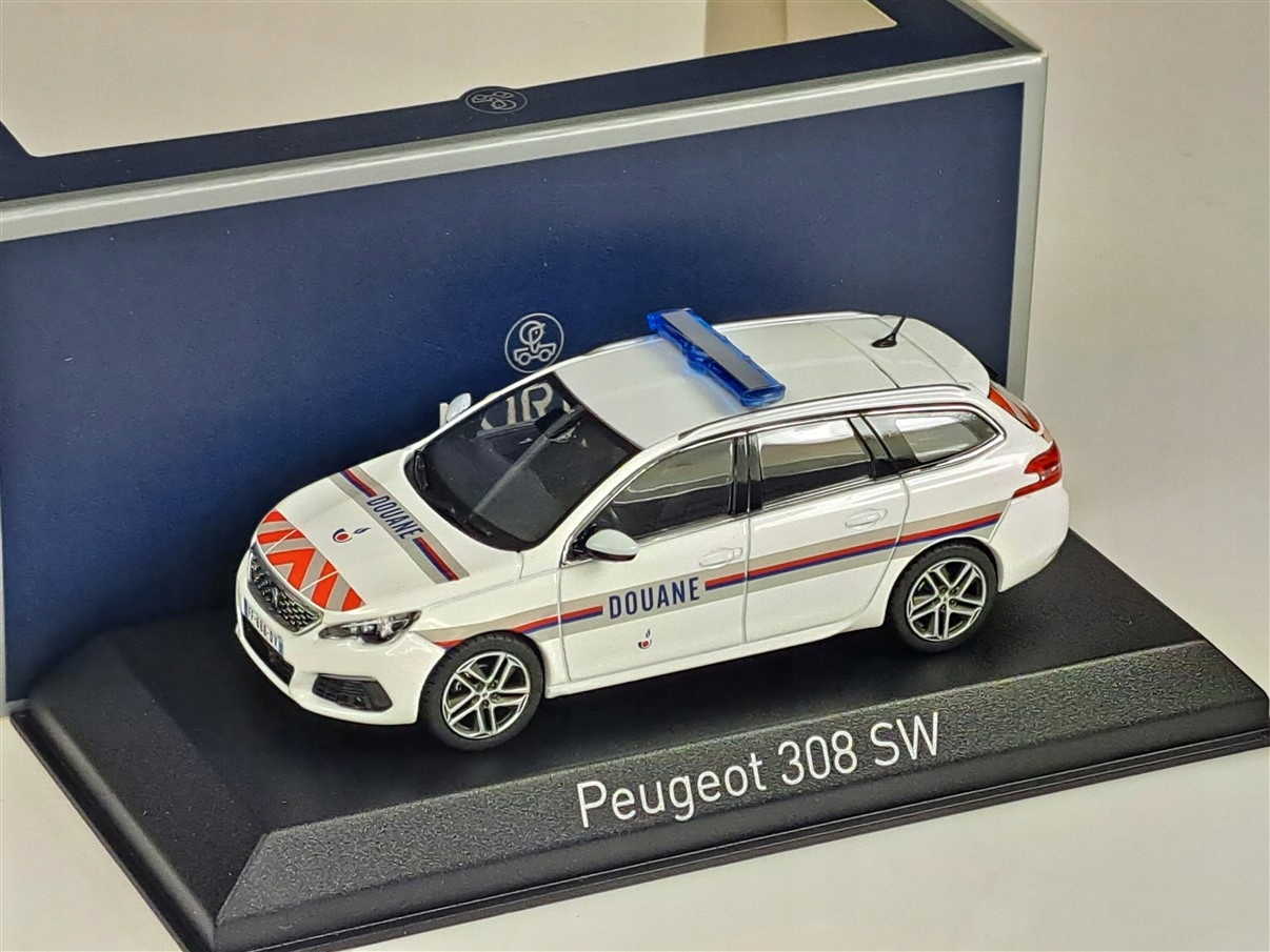 Norev Peugeot 308 Sw 2018 Douanes 1:43