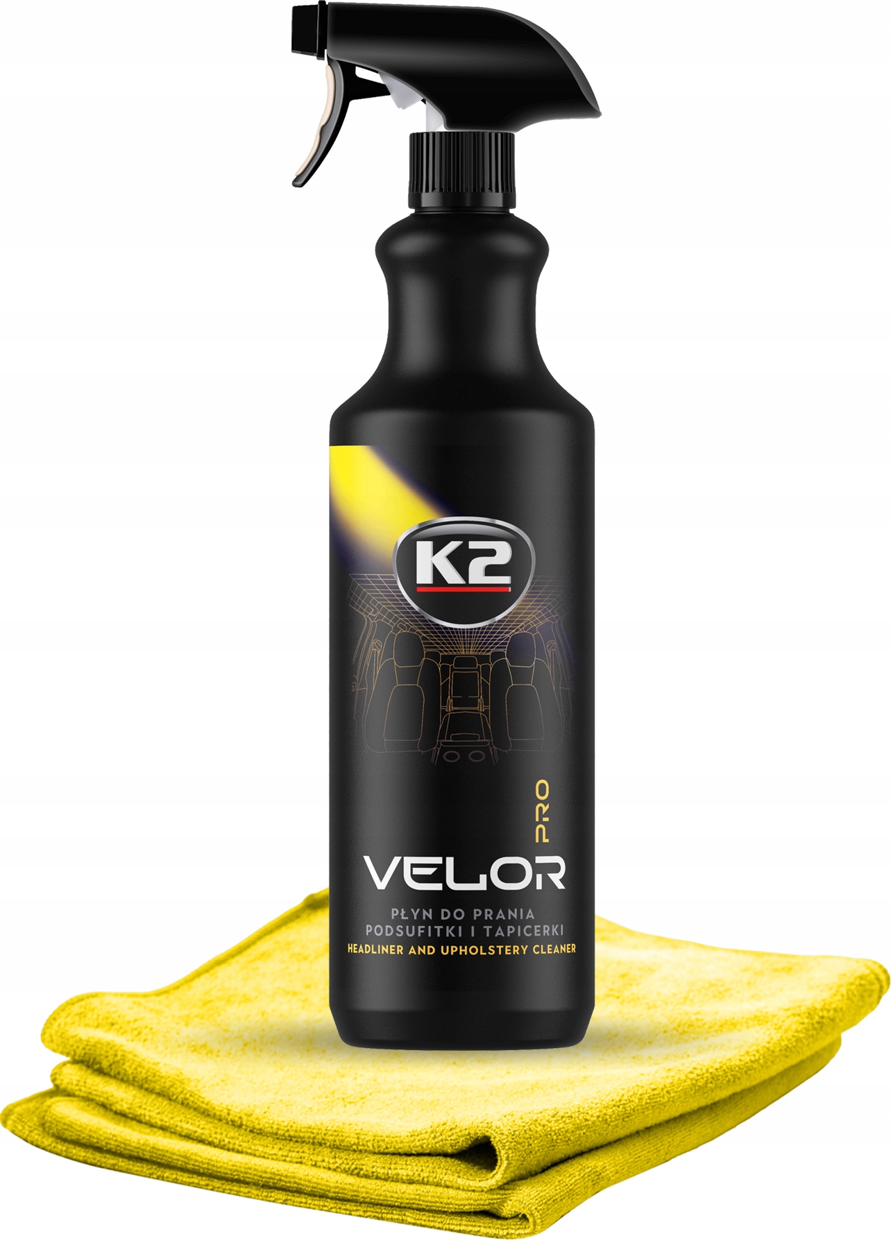 

K2 Velor 1L Mycie Pranie Tapicerki Foteli