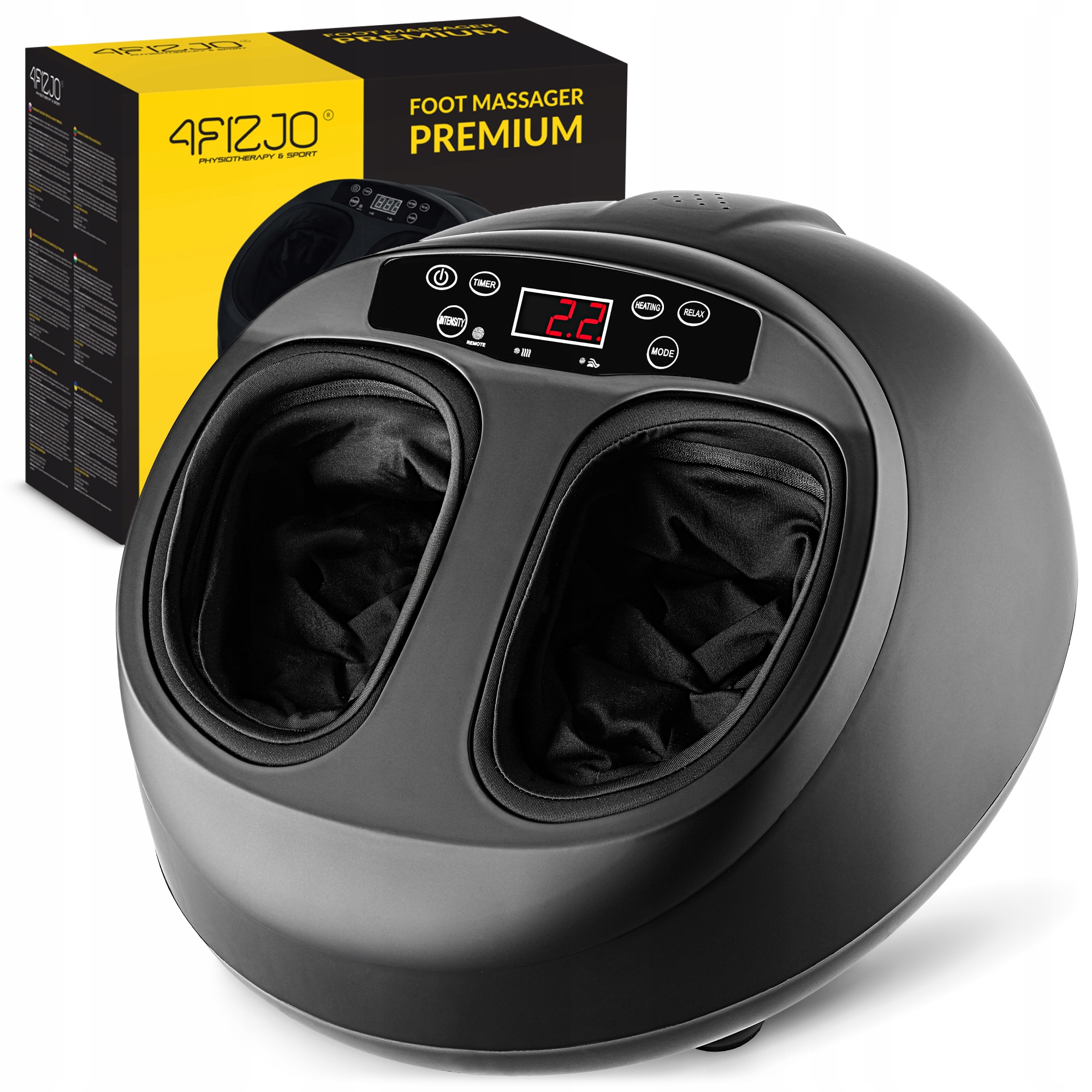 Masażer Do Stóp Nóg Elektryczny Podgrzewanie Wielofunkcyjny Shiatsu Premium