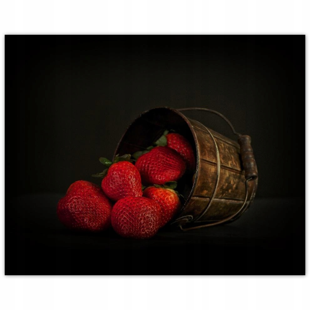 

Plakat 50x40 Naturalne truskawki
