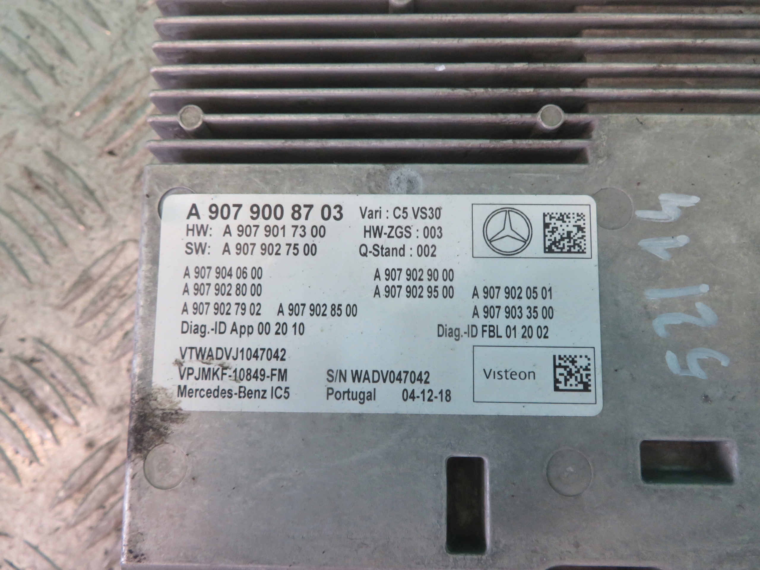 module amplifier AUDIO MERCEDES SPRINTER 19R A9079008703