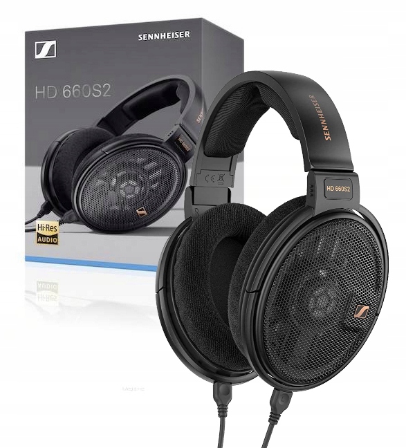 Sluchátka Sennheiser Hd 660S2 300Ohm 104 dB 8-41500 Hz Adaptér 3.5 mm