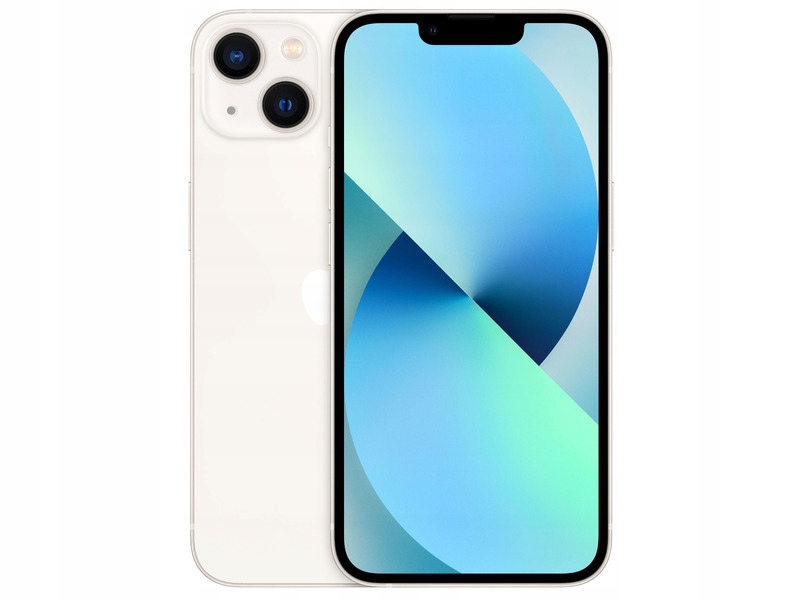 

Biały Smartfon Apple iPhone 13 128GB 5G
