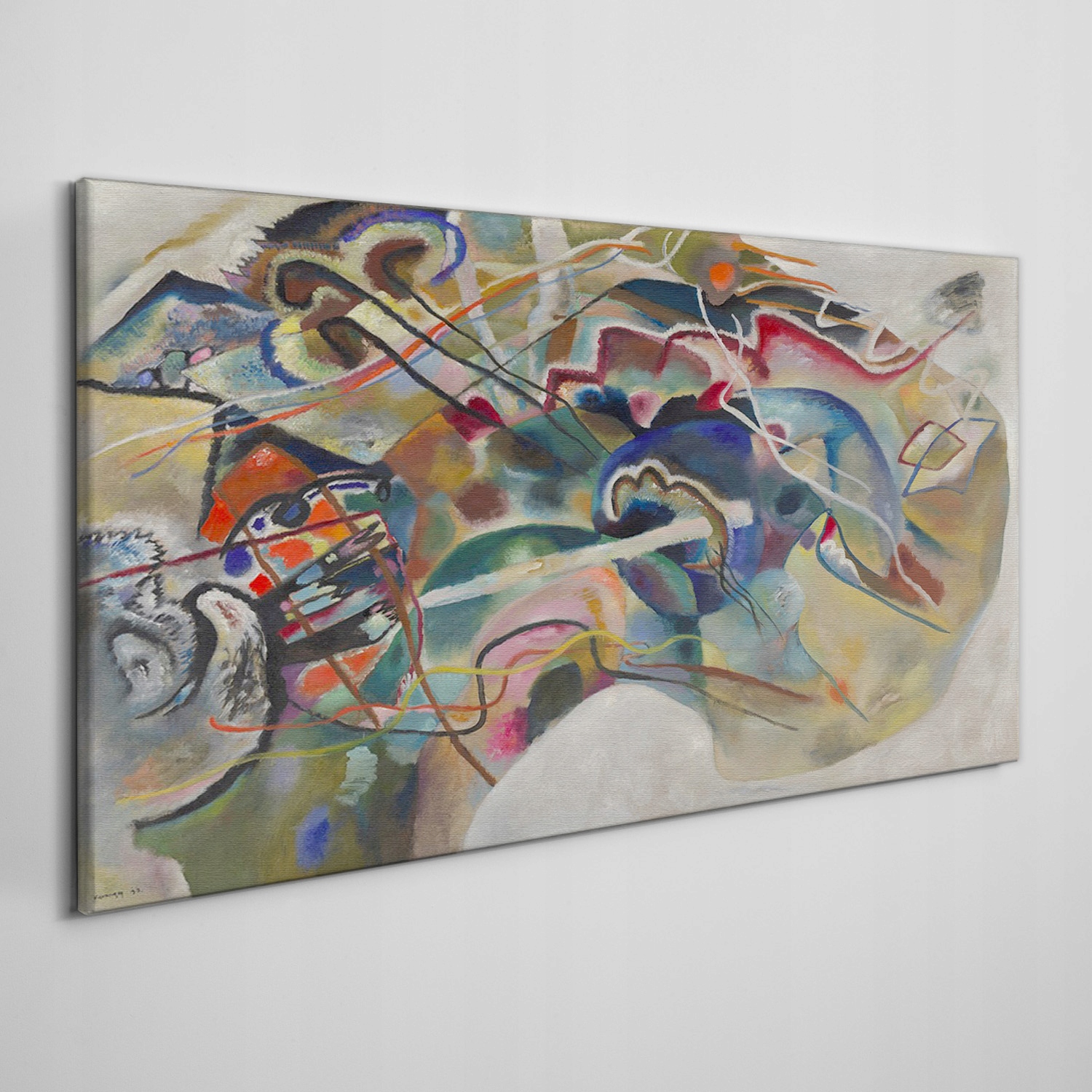 

Płótno foto obraz na ramie Kandinsky obraz 100x50