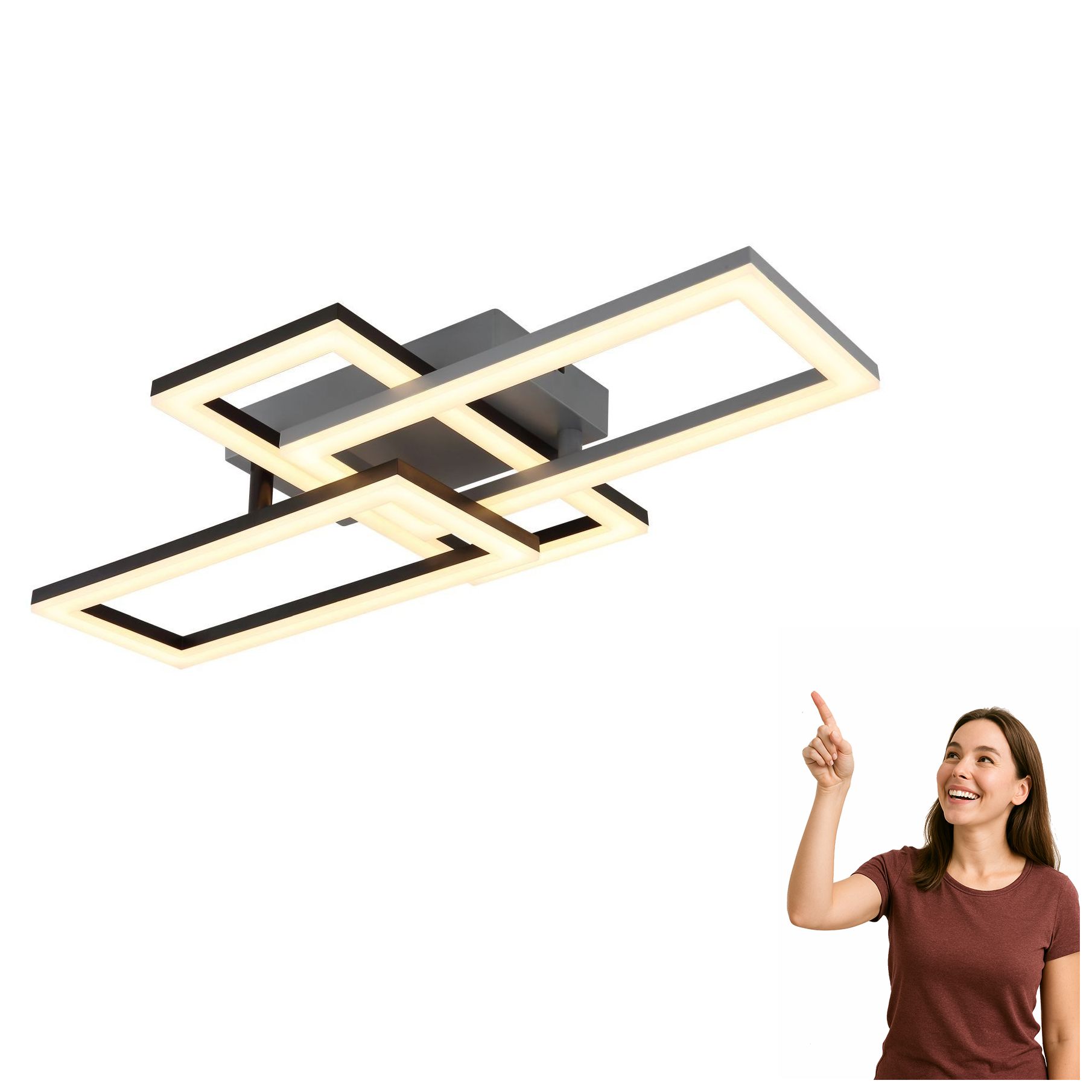 Stropná Led lampa 24W Sapena 67328-24O Globo