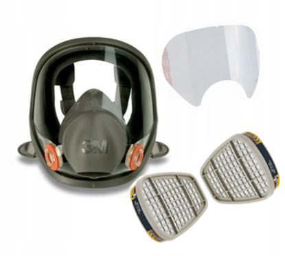 Maska Pełna Lakiernicza 3M 6800 filtry 6057 ABE1