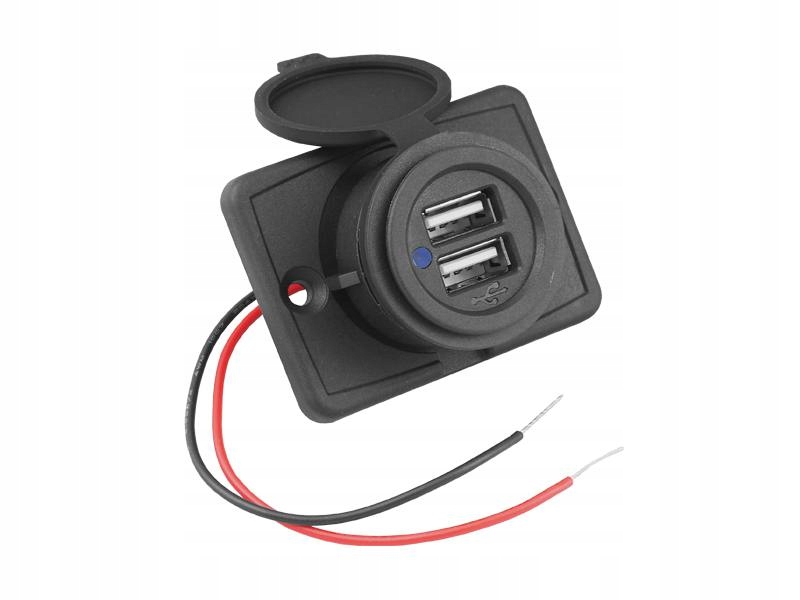 

Ładowarka montażowa Usb x2 gniazdo do samochodu