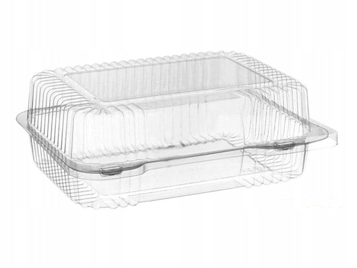 POJEMNIK NA CIASTO K40 PLASTIKOWY 10 SZTUK 21x 17 cm