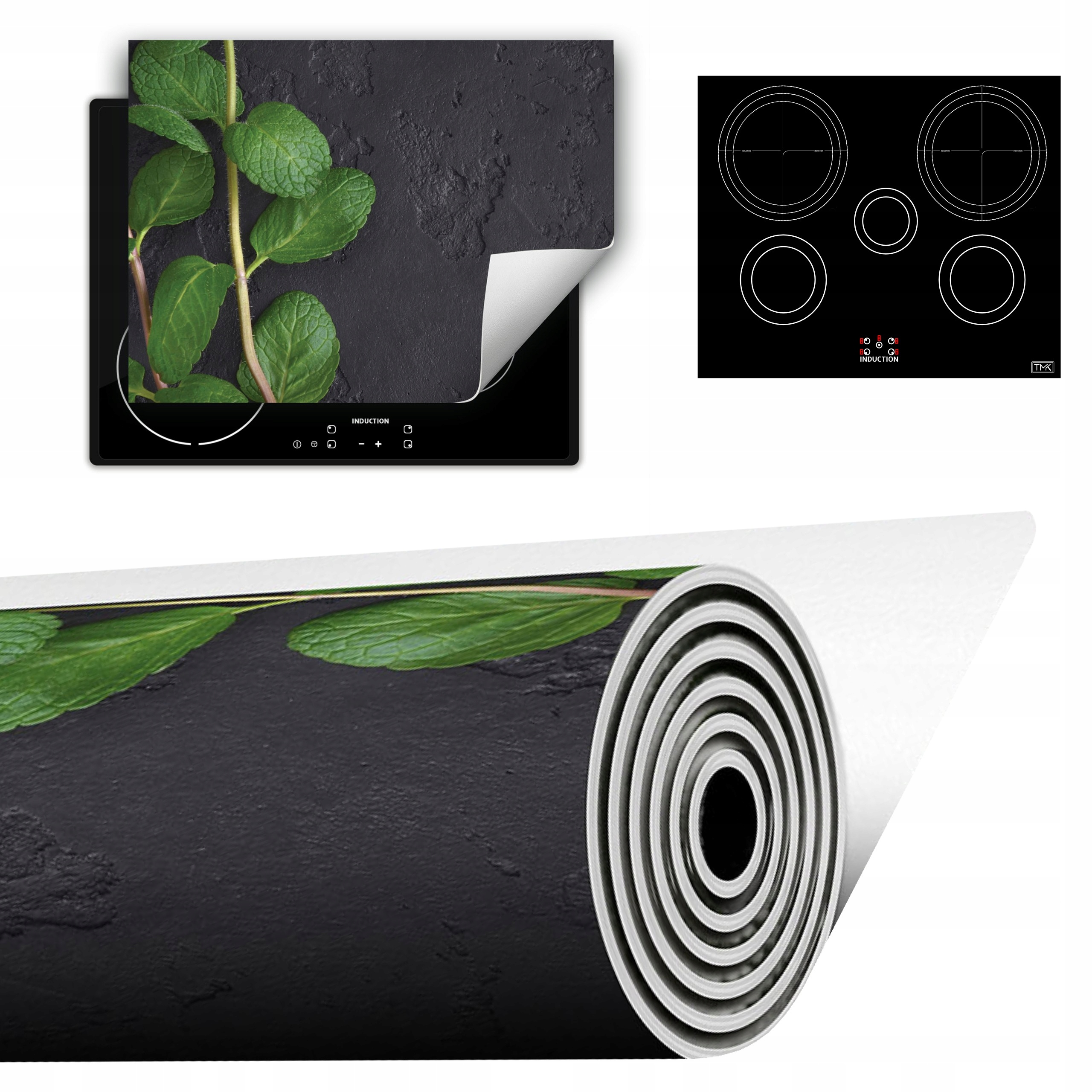 Vinylová Podložka Do Kuchyně Více Místa 70x52 máta