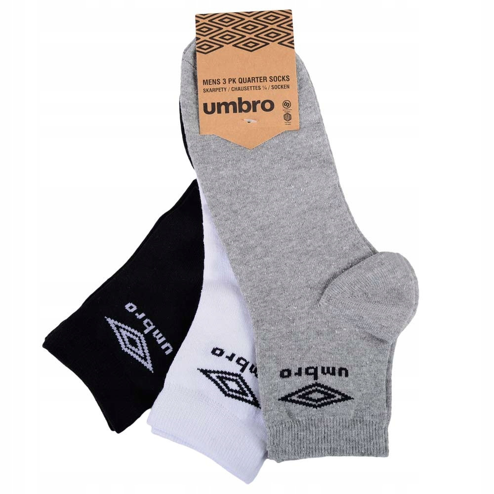 

Umbro Skarpety Quarter 3 pary MIX 39/42