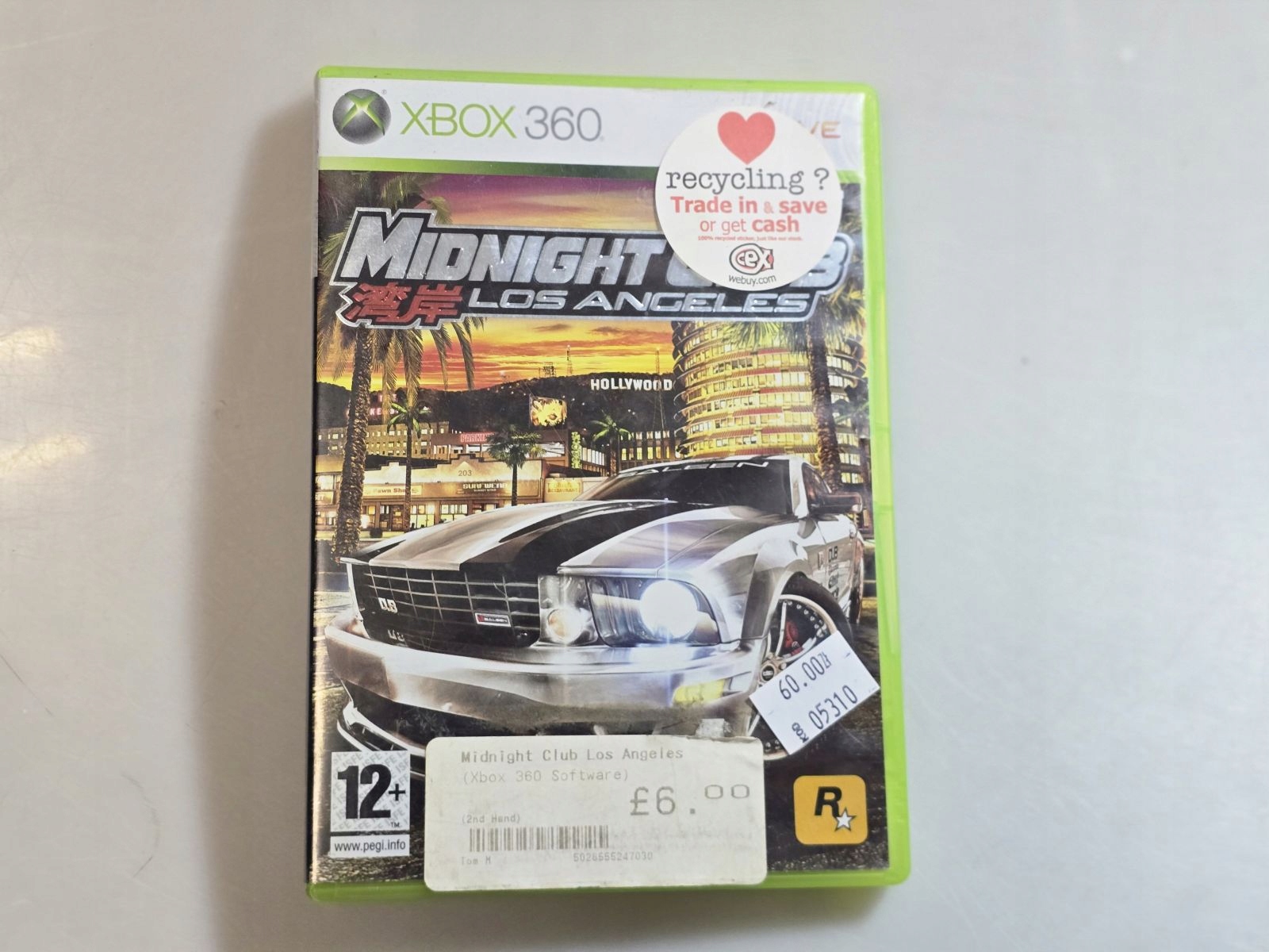 MIDNIGHT CLUB LOS ANGELES XBOX 360