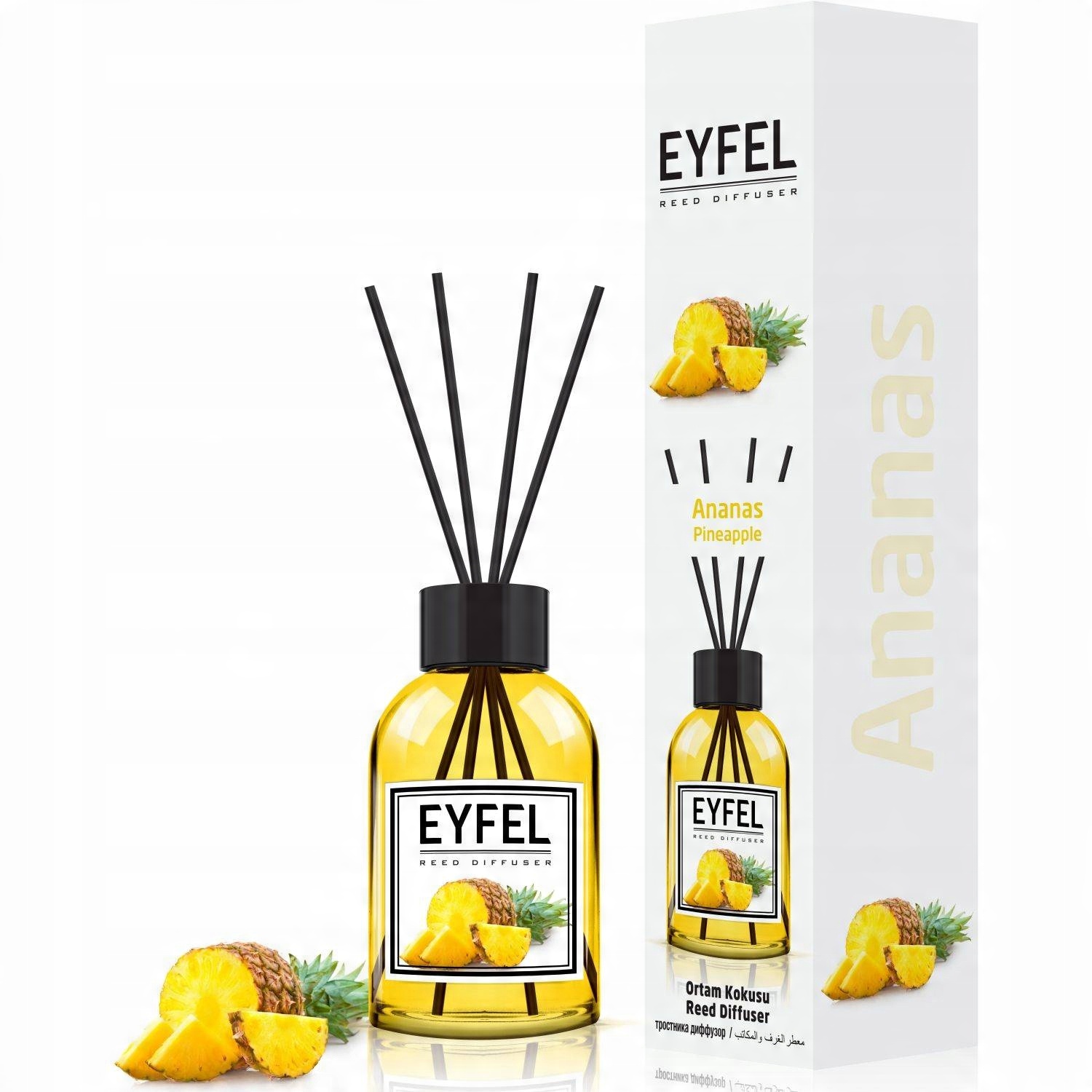 

Eyfel dyfuzor zapachowy z patyczkami, Ananas 120ml