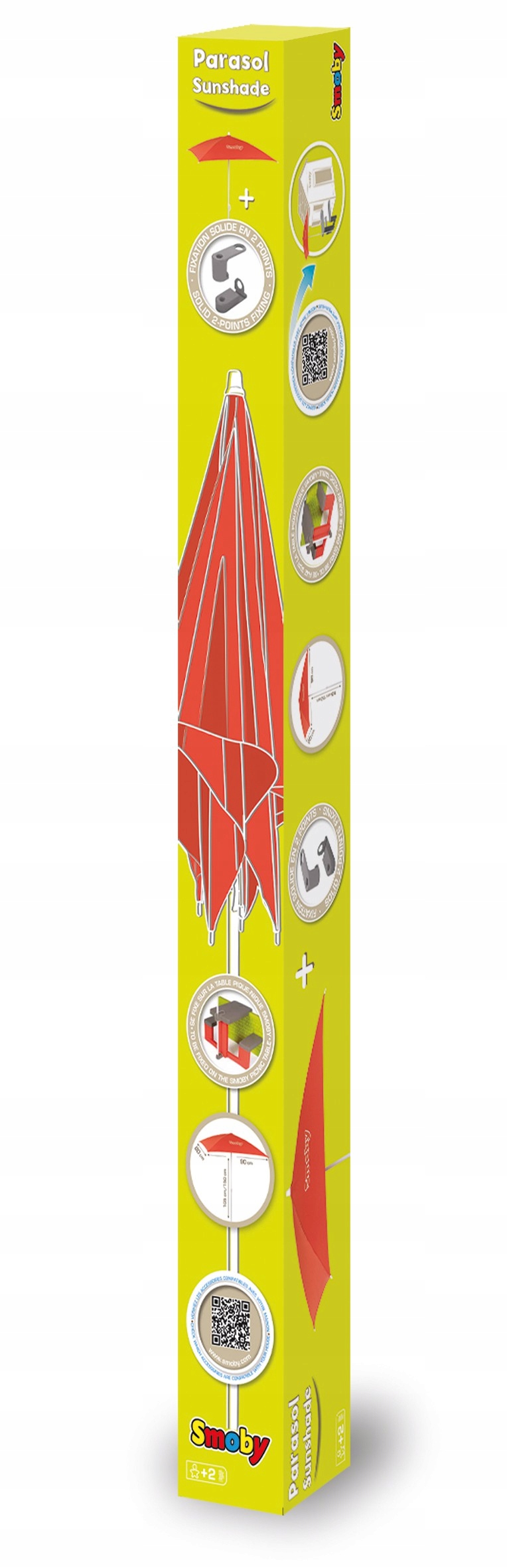 SMOBY Parasol Do Stolika Akcesoria do Domków Smoby Materiał tkanina