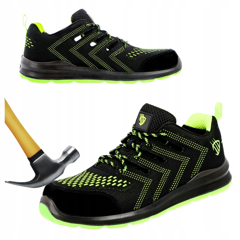 Buty męskie Sandały robocze ochronne Przewiewne z Podnoskiem Lekkie r. 46