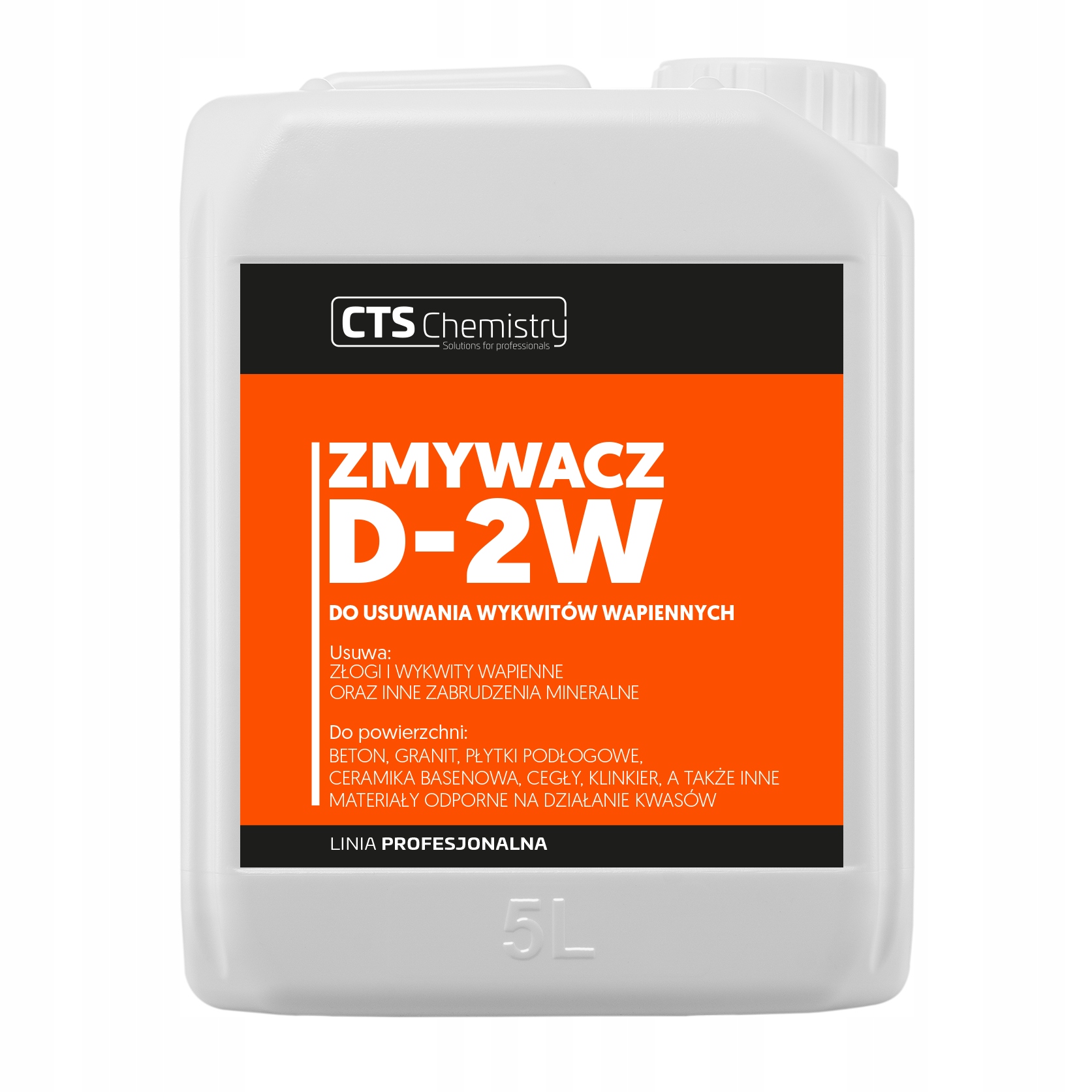 Zmywacz do usuwania wykwitów wapiennych CTS D-2W