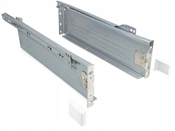 PROWADNICA DO SZUFLAD METALBOX 400 mm H-86 SZARA