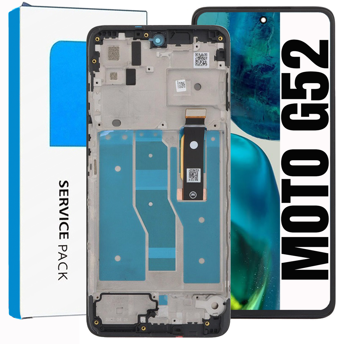 Displej Pro Motorola Moto G52 Originál LCD Rámeček