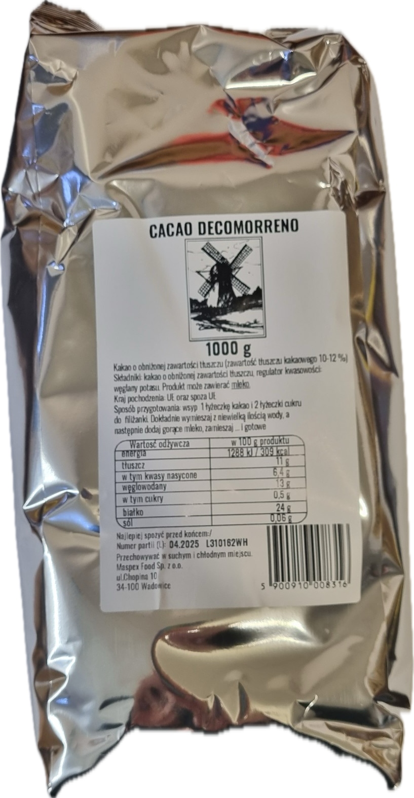 KAKAO ORYGINALNE MASPEX 1000 G