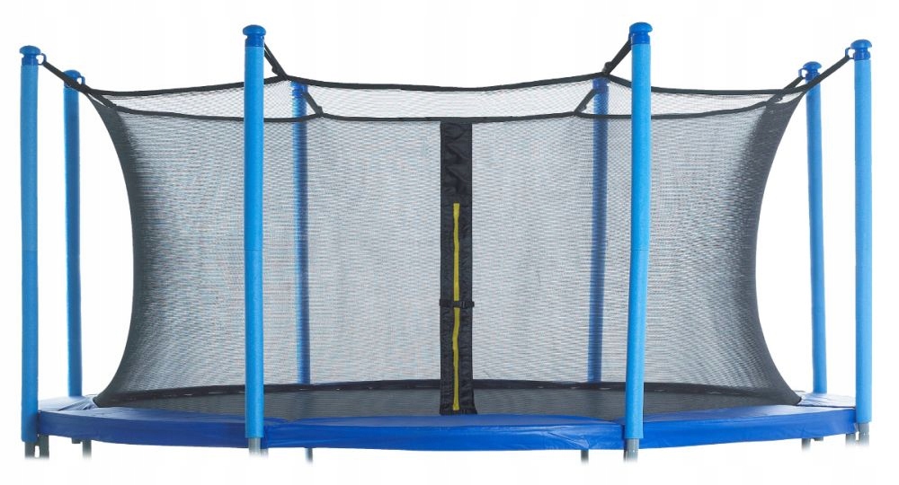 SIATKA DO TRAMPOLINY WEWNĘTRZNA 10FT 305-312cm 6 SŁUPKÓW MOCNA Średnica trampoliny 305-312 cm