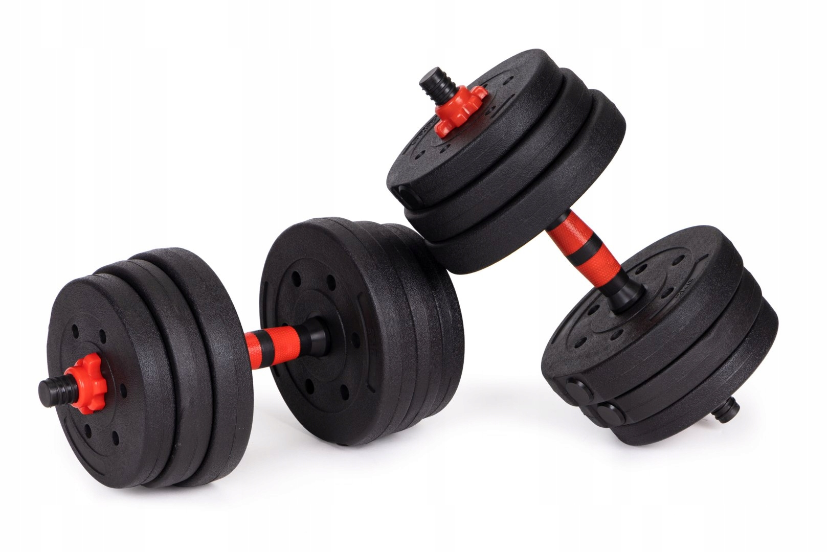 Hantle regulowane 2 x 20kg sztanga zestaw 40kg gryf Waga 2x 20 kg