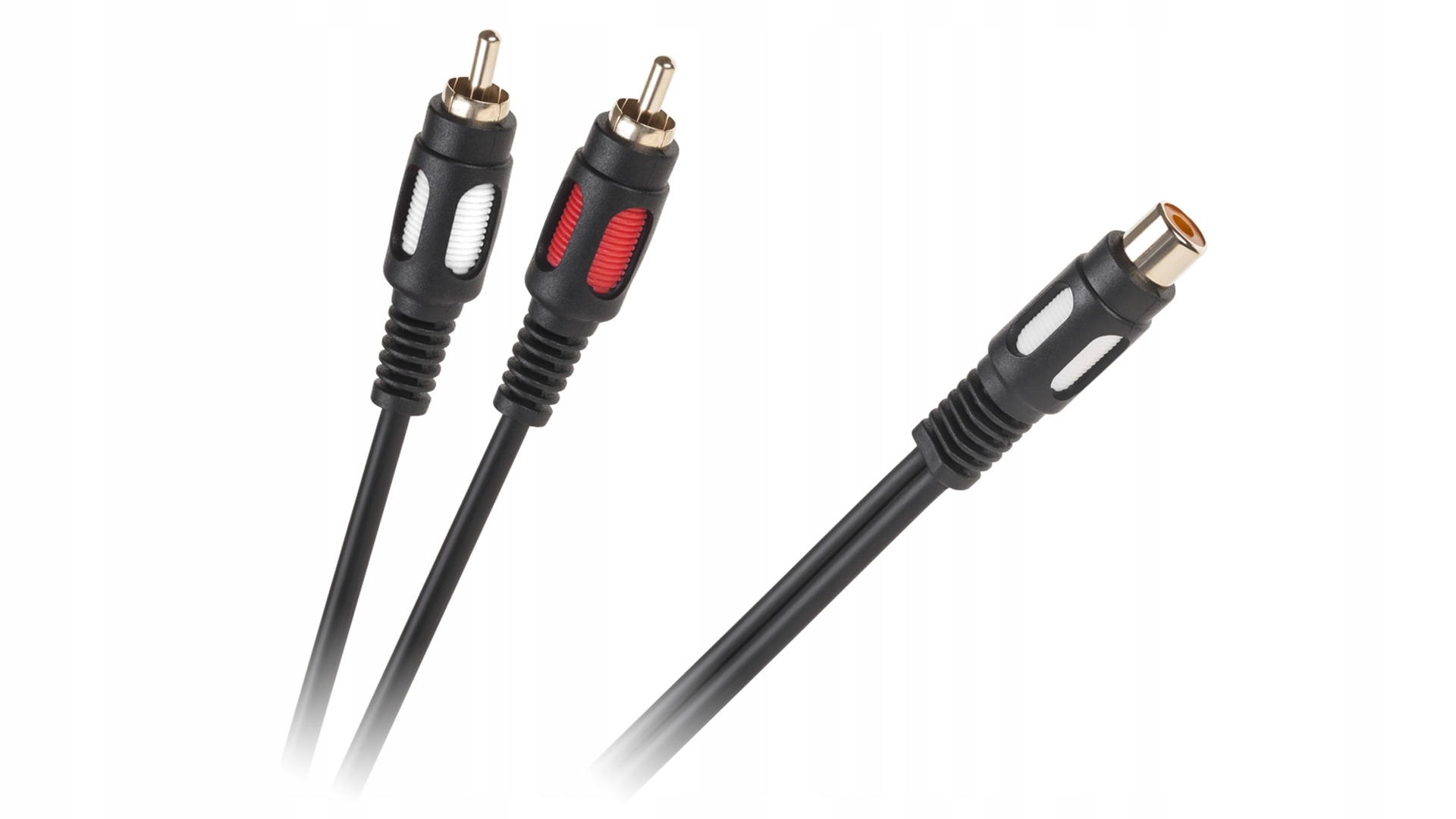 

Kabel 1RCA - 2 Rca 1 gniazdo - 2 wtyki Audio 25cm