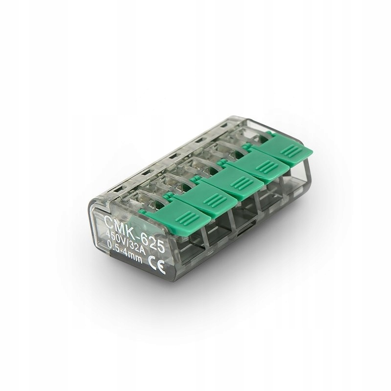 

Szybkozłączka 5x0,5-4mm2 transparentna CMK-625 39.