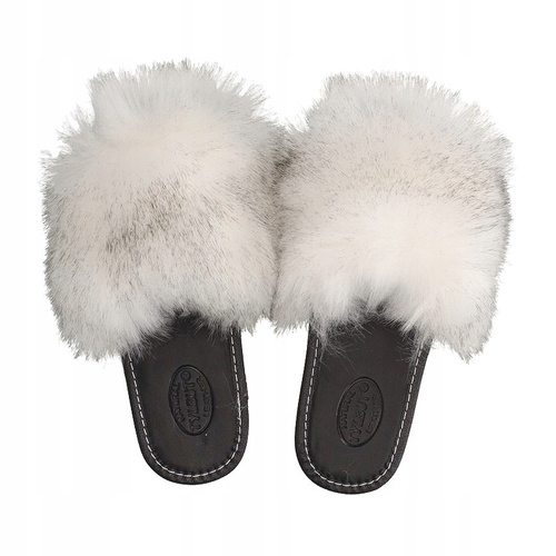 Kapcie pantofle laczki Pawlikowski białe