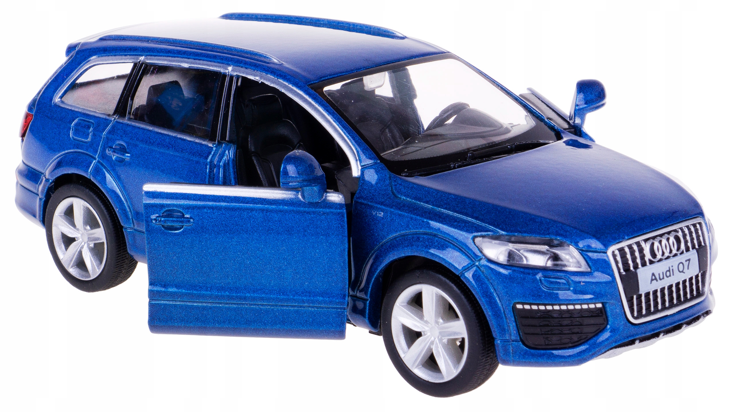 

Audi Q7 V12 Model Metalowy Rmz 1:32/39 Niebieski