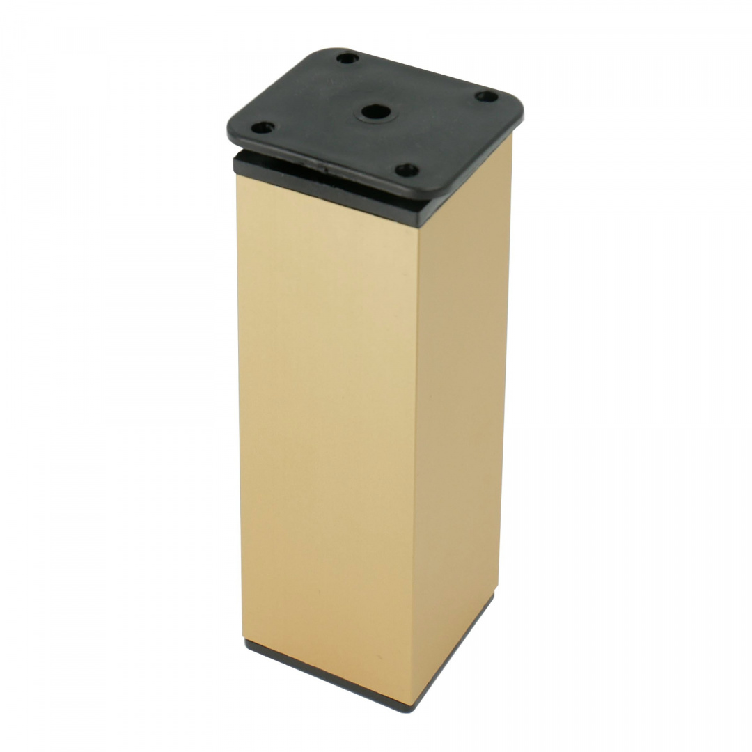 NÓŻKA STOPKA MEBLOWA REGULOWANA H-100 ZŁOTA 40x40