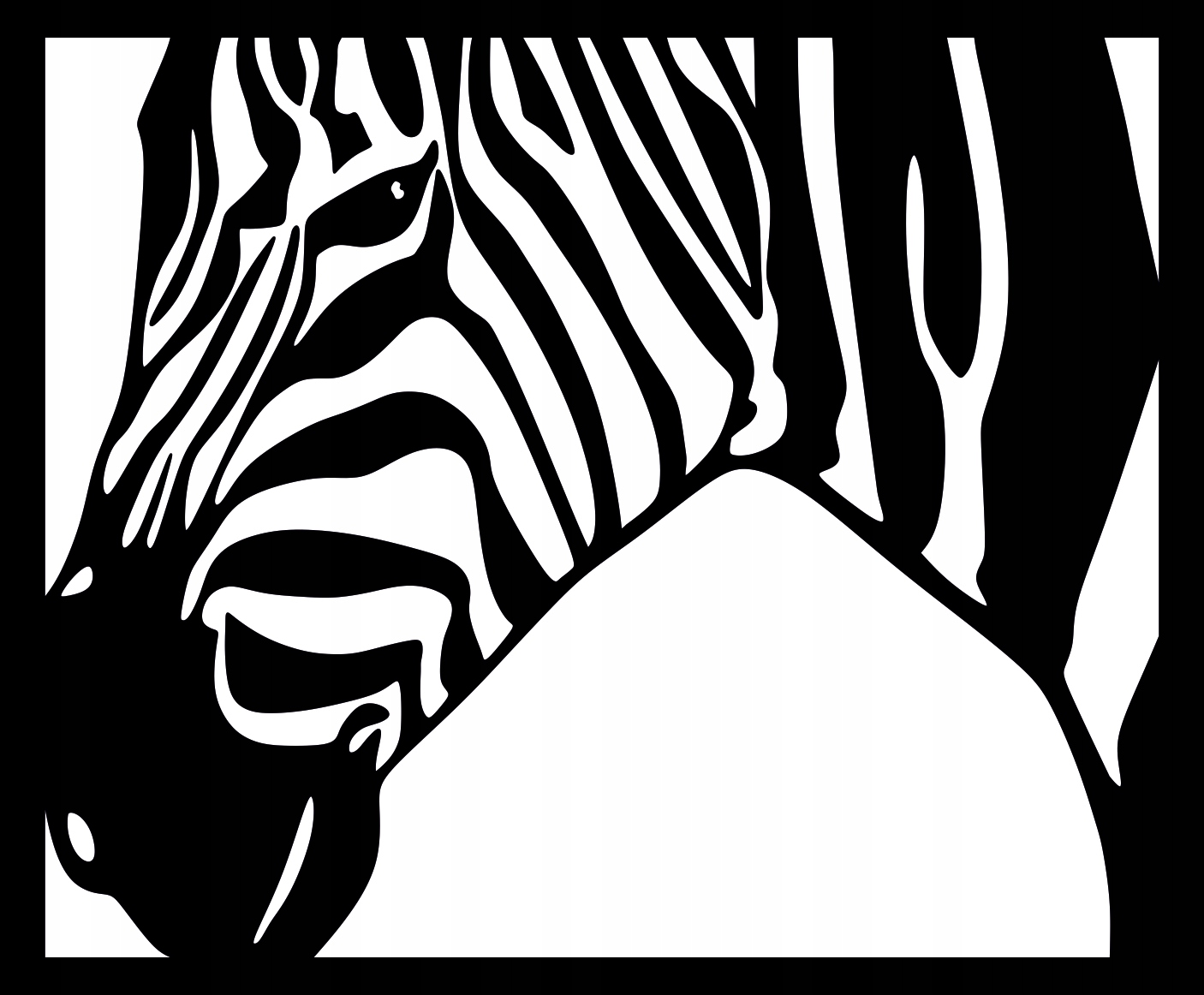 

Dekoracja Ścienna Drewniana Ozdoba Zebra
