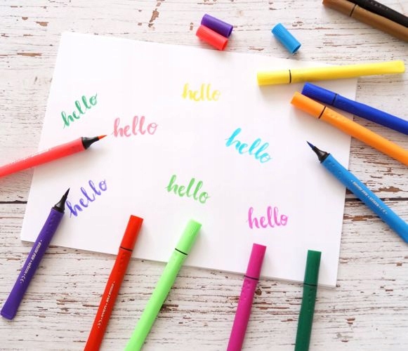 Pisaki flamastry pędzelkowe Cricco 24 kolory EAN (GTIN) 5902884163565