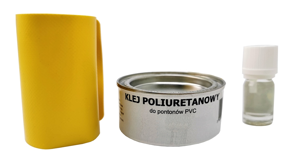 Zestaw naprawczy duży do pontonu PVC 2x klej + 10x łatka