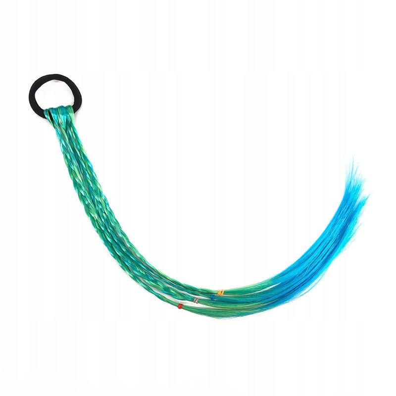 

Włosy Syntetyczne Kolorowe Warkoczyki Na Gumce