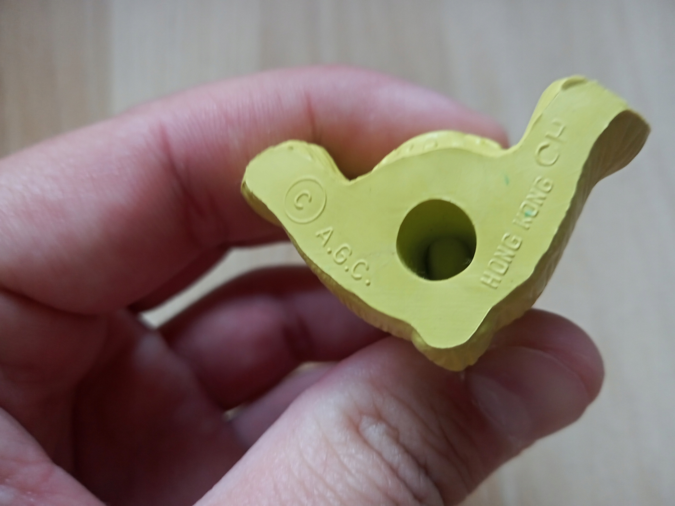 Sunshine Bear Misia Miś Słoneczne Serce Troskliwe Misie 4,5 cm lata '80 Materiał plastik